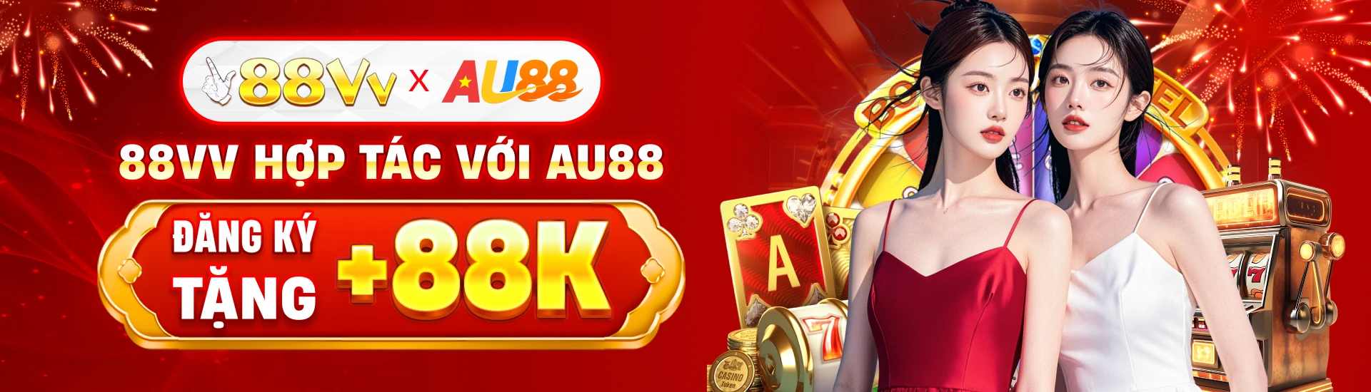 Banner bảo mật, hỗ trợ và nội dung 88VV